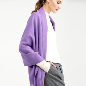 Luxury Wool Scarf - Lavender Scarf