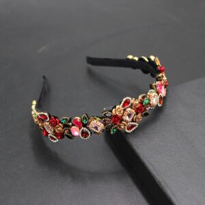 Rhinestones Headband - Light Yellow Gold