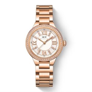 Sapphire Glass Waterproof Quartz Watch - Rose gold