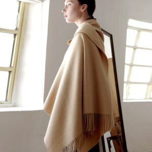 Luxury Wool Scarf - Camel