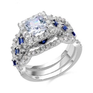 925 Sterling Silver Ring - White, 11.5 (21.0mm)