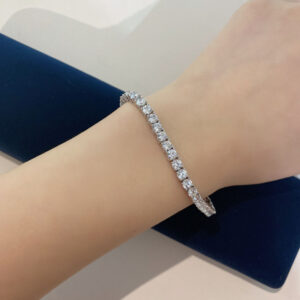 Lab Created Diamond Bracelet - 17cm