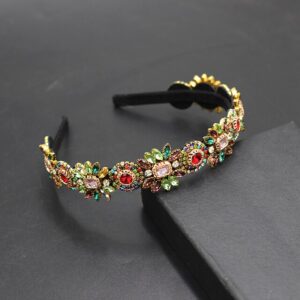 Rhinestones Headband - Gold