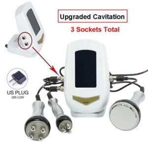 Ultrasonic Body Slimming Beauty Machine - 3 Sockets US Plug