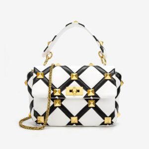Luxury Crossbody Bag - White And Black