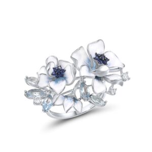 Genuine 925 Sterling Silver CZ Ring - 8 (18.2mm)