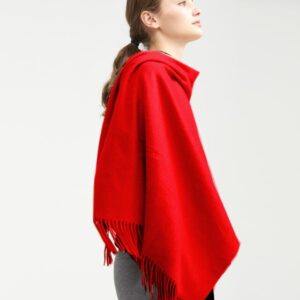 Luxury Wool Scarf - Red Scarf