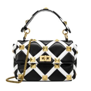 Luxury Crossbody Bag - Black White