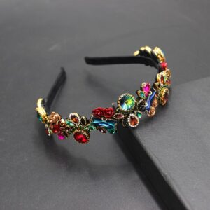 Rhinestones Headband - Rhodium Plated